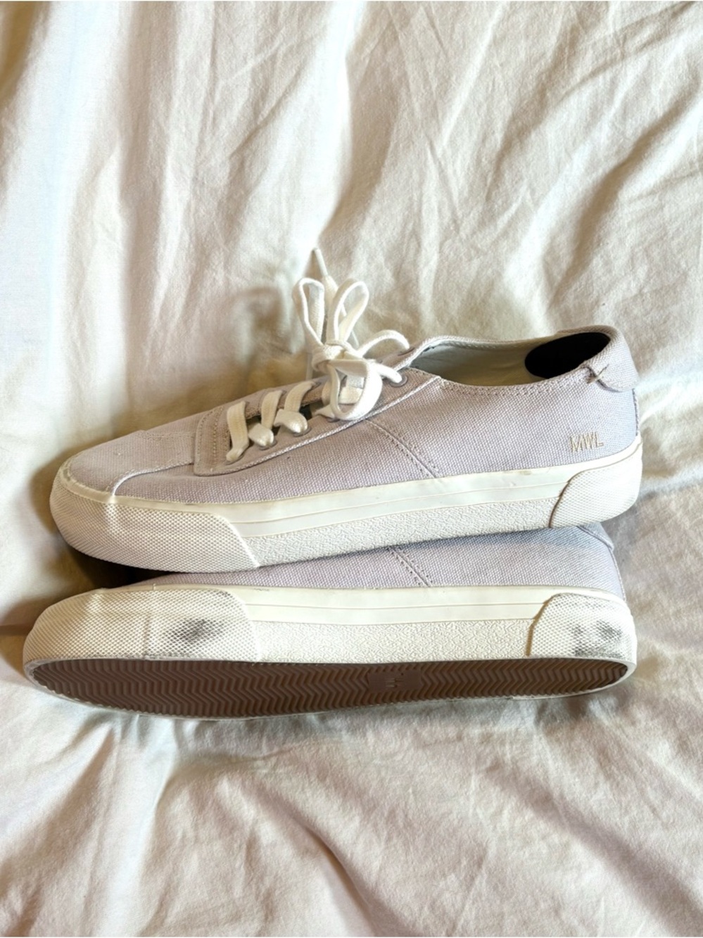 Madewell Light Purple Sidewalk Low Top Sneakers in Canvas size Women 7.5 Men 6 - Picture 5 of 7